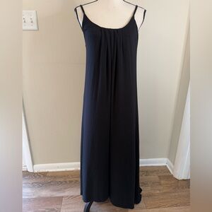 Nicole Miller black sleeveless maxi dress SZ Medium